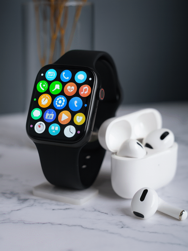 SMARTWATCH INTELIGENTE CON 7 MALLAS + AURICULAR (ZT-11)